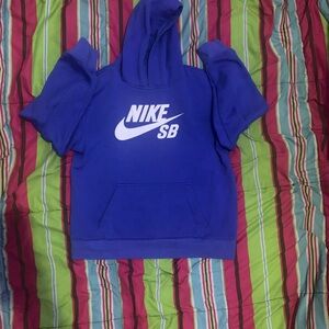 Nike SB Kids Blue Hoodie